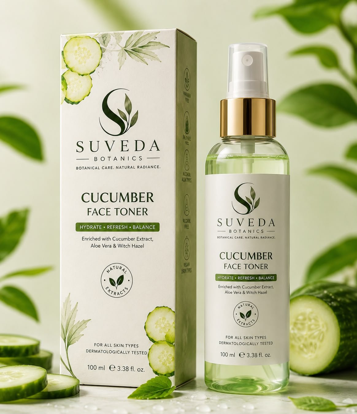 CUCUMBER FACE TONER 