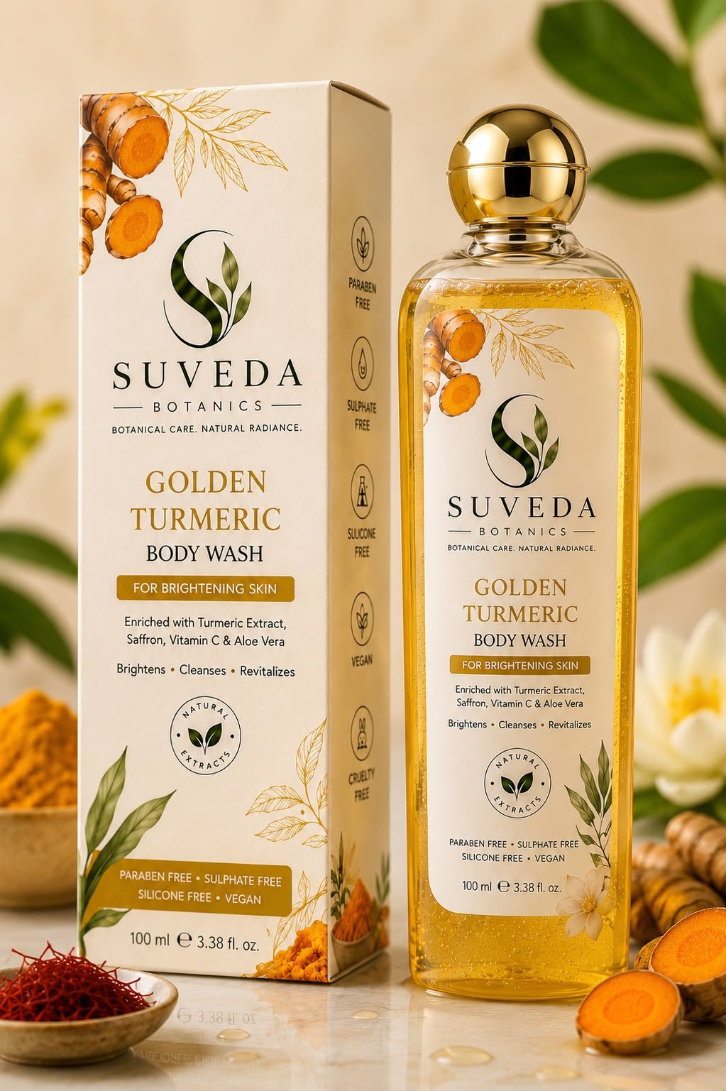 GOLDEN TURMERIC BODY WASH 